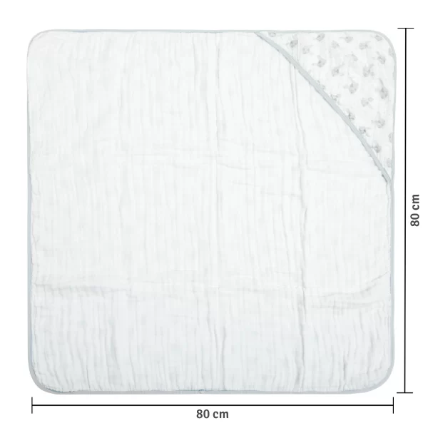 TOALHA DE BANHO PAPI SOFT C/ CAPUZ ESTAMPADO 80CM X 80CM - CONTÉM 01 UNIDADE - Image 15