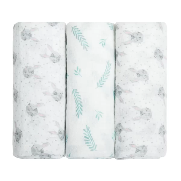 CUEIRO SWADDLE PAPI SOFT ESTAMPADO 100CM X 80CM - CONTÉM 03 UNIDADES - Image 12