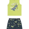 Conjunto Bebê Elian Dino 🦖com Regatinha - Imagem 11