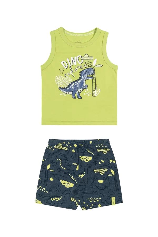 Conjunto Bebê Elian Dino 🦖com Regatinha - Image 11