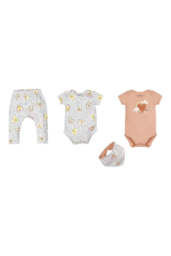 KIT ELIAN FEMININO COM 2 BODY, BABADOR E CALÇA EM COTTON LEVE - Image 2