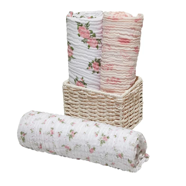 CUEIRO SWADDLE SOFT BAMBOO MAMI 1,20M X 1,20M - CONTÉM 03 UNIDADES - Imagem 2