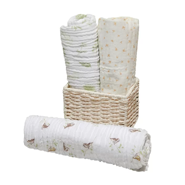 CUEIRO SWADDLE SOFT BAMBOO MAMI 1,20M X 1,20M - CONTÉM 03 UNIDADES - Imagem 8