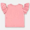 CONJUNTO UP BABY FEMININO BLUSA MEIA MALHA E SHORT MOLETOM SEM FELPA - Imagem 4