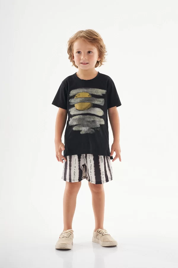 CONJUNTO UP BABY MASCULINO CAMISETA MEIA MALHA E BERMUDA MICROFIBRA - Image 7