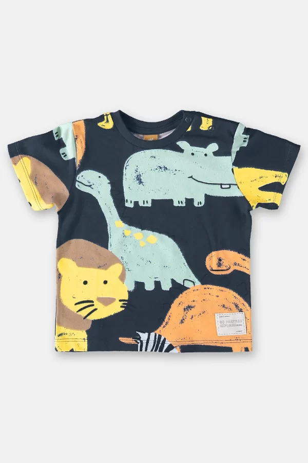 CONJUNTO UP BABY MASCULINO CAMISETA EM MEIA MALHA E BERMUDA EM MOLETOM SEM FELPA - Image 3