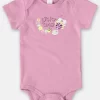 BODY MANGA CURTA UP BABY ESSENTIALS FEMININO EM SUEDINE