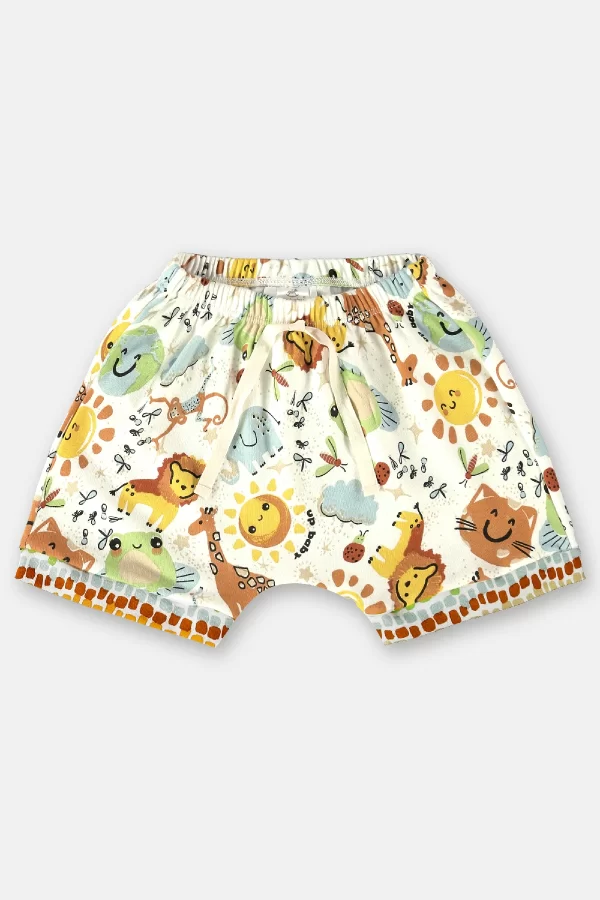 CONJUNTO UP BABY UNISSEX BODY MANGA CURTA E SHORT EM SUEDINE - Image 5