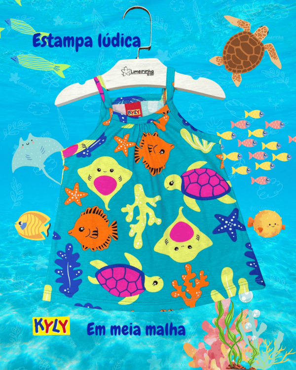 Conjunto Kyly Fundo do mar 🪸🪼🐠 - Image 2