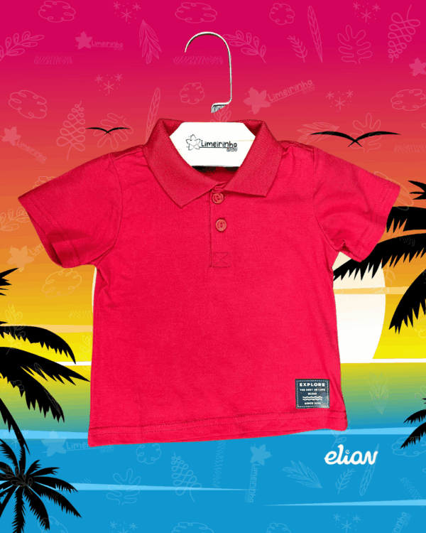 Conjunto Bebê Elian Polo e Bermuda Xadrez 🌴🌞 - Image 2