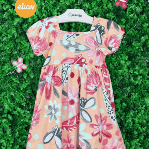 Vestido Elian Flores e Borboletas