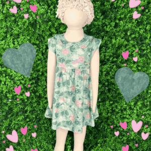 Vestido Primeiros Passos Elian Colorittá Jardim de Flores