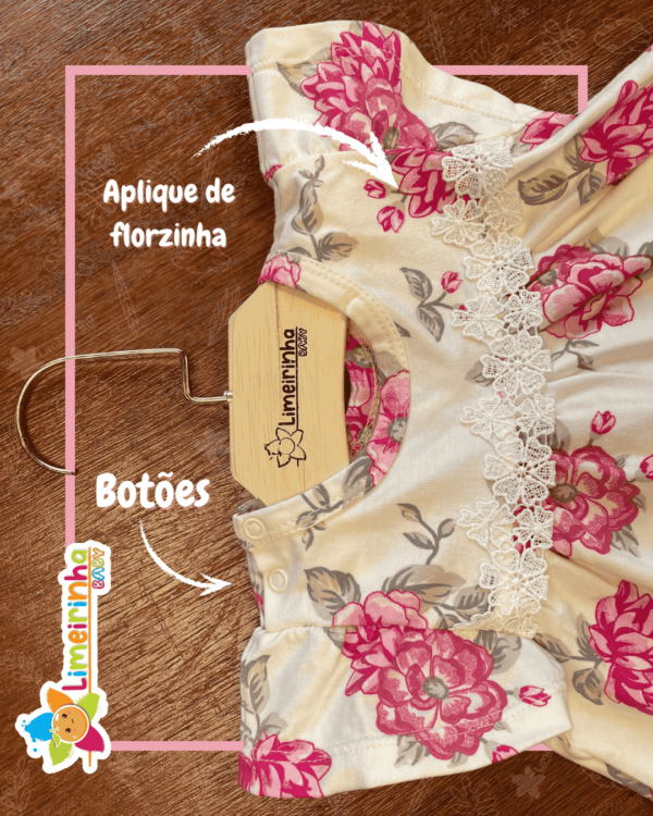 Vestido Bebê Milon Flores 🌺 - Image 3