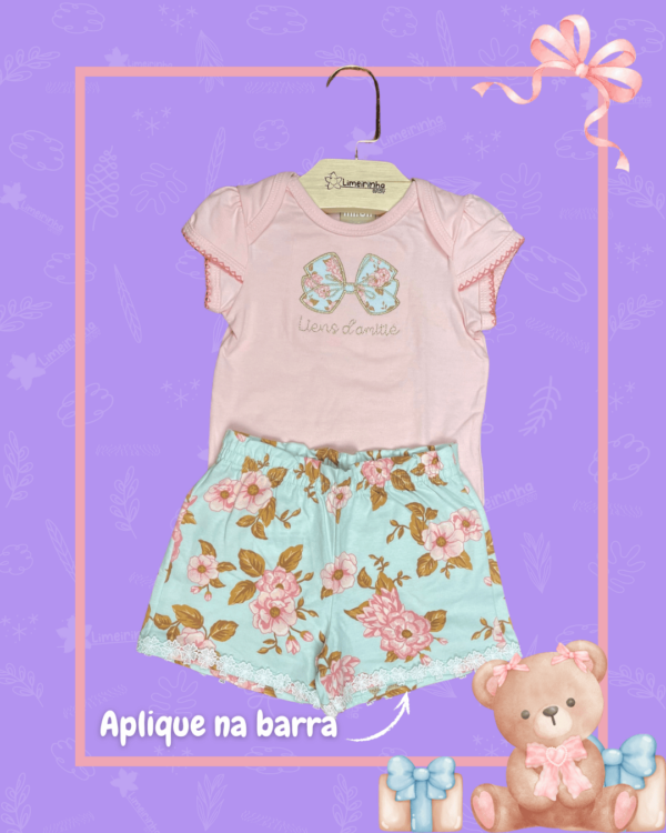 Conjunto Bebê Milon Laços 🎀 - Image 2