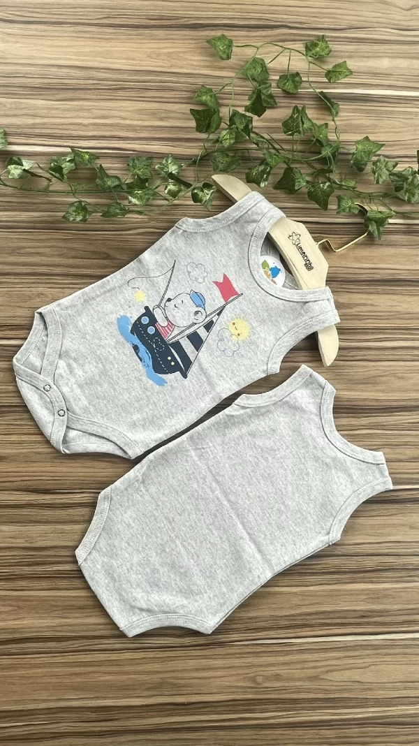 BODY REGATA DOCTOR BABY MASCULINO EM SUEDINE - Image 9