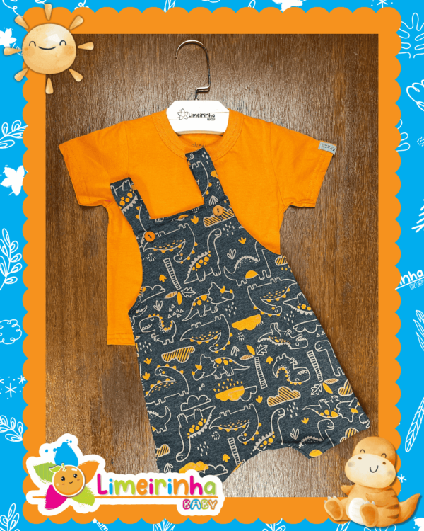 Conjunto Bebê com Macaquinho Elian Dino 🦖 - Image 2