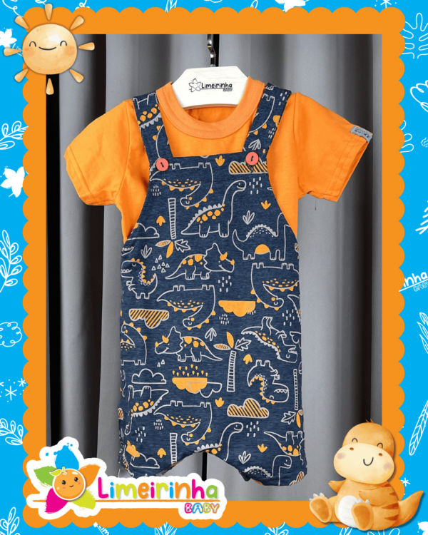 Conjunto Bebê com Macaquinho Elian Dino 🦖 - Image 4