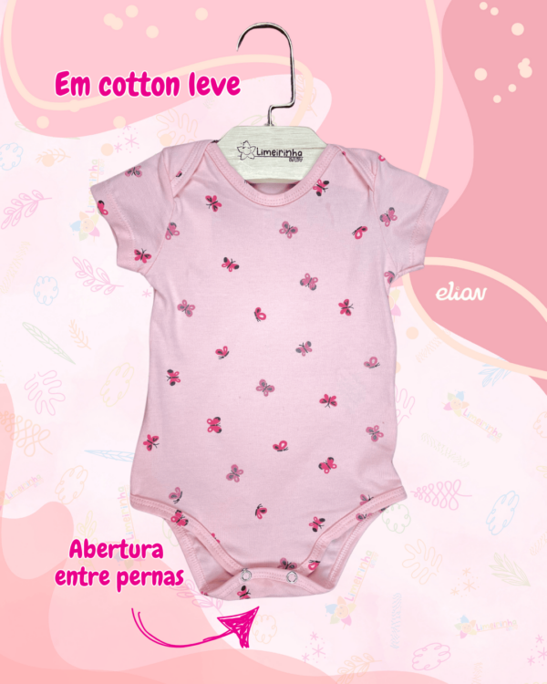 Kit Elian Baby com 2 bodies + tapa fralda🍦🦋 - Image 7