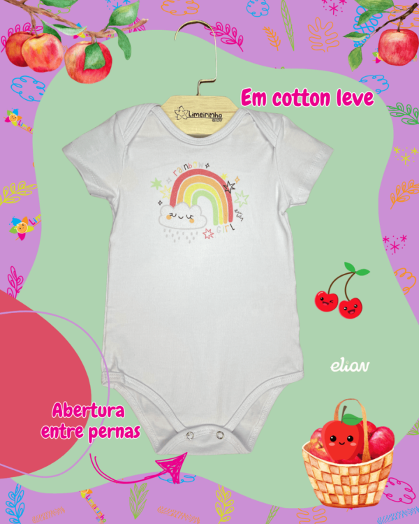 Kit Elian Baby Frutinhas e Arco Íris 🍎🍓🍐🍒🌈 - Image 2