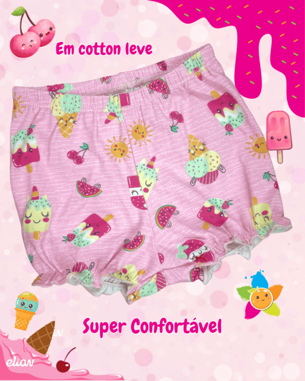 Kit Elian Baby com 2 bodies + tapa fralda🍦🦋 - Image 4