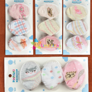 Kit c/3 pares feminino para presente 00-15 - Pimpolho