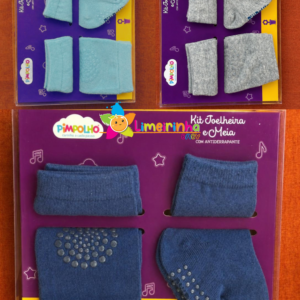 Kit meia e joelheira masculino Pimpolho