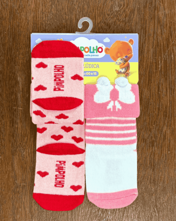Kit meia lúdica Pimpolho 00-15 meninas 🧦🌸 - Image 6