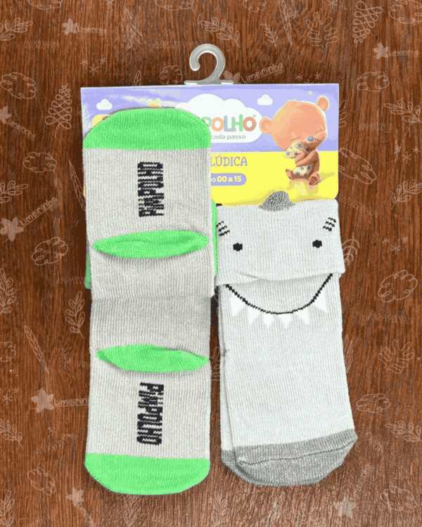 Kit meia lúdica Pimpolho 00-15 meninos 🧦 💙 - Image 7