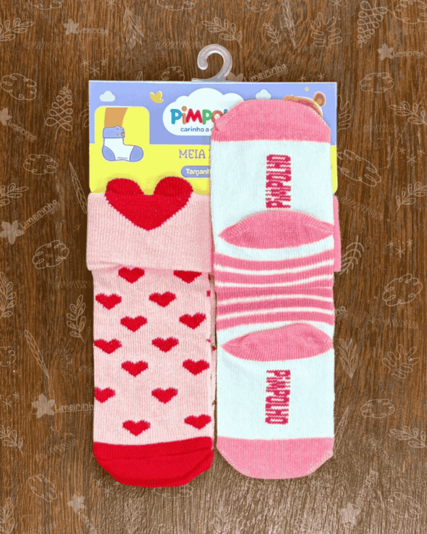 Kit meia lúdica Pimpolho 00-15 meninas 🧦🌸 - Image 7