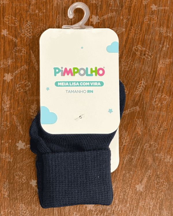 Meia lisa com vira Pimpolho RN - Unissex 🧦 - Image 7