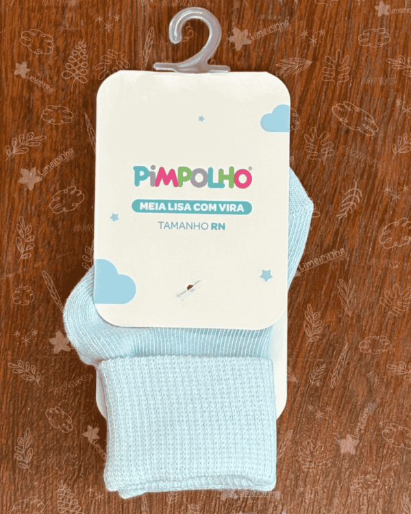 Meia lisa com vira Pimpolho RN - Unissex 🧦 - Image 3