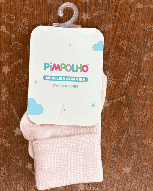 Meia lisa com vira Pimpolho RN - Unissex 🧦 - Image 5