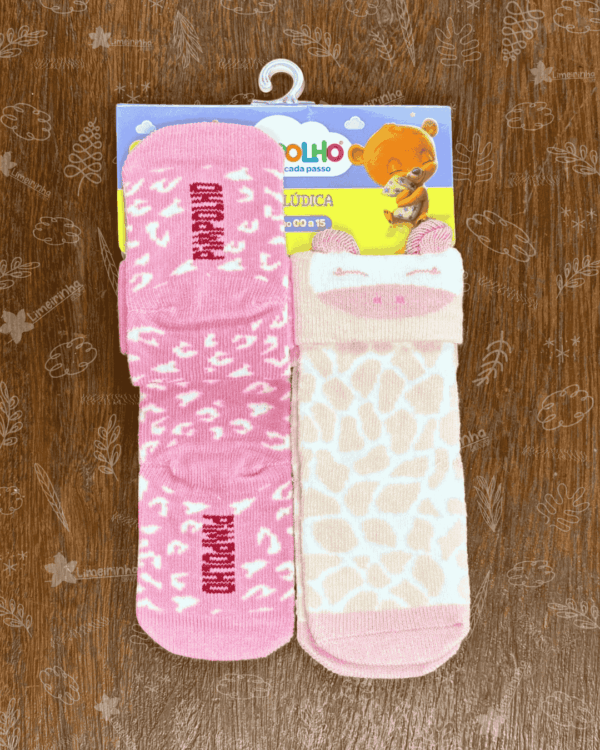 Kit meia lúdica Pimpolho 00-15 meninas 🧦🌸 - Image 10