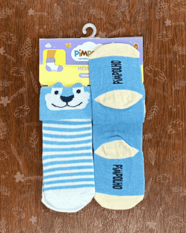 Kit meia lúdica Pimpolho 00-15 meninos 🧦 💙 - Image 12