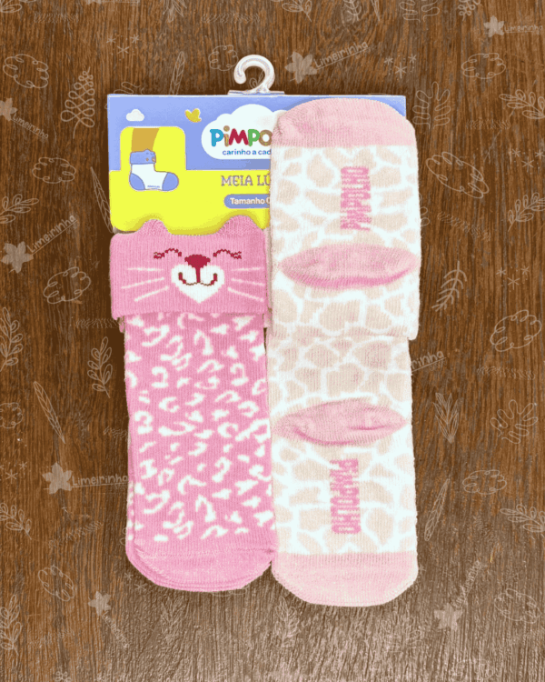 Kit meia lúdica Pimpolho 00-15 meninas 🧦🌸 - Image 11