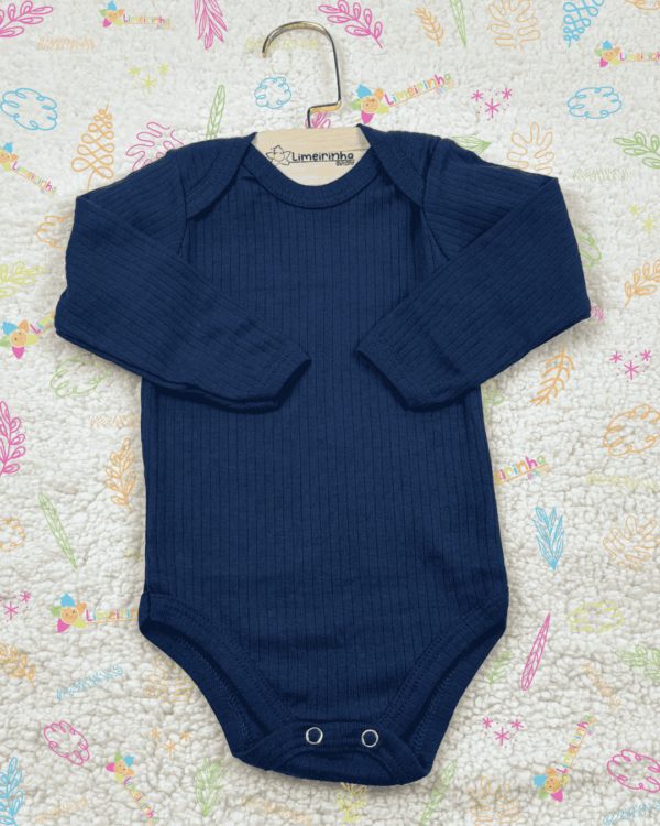 Conjunto body manga longa e calça canelado Ropek 💙🩷 - Imagem 26