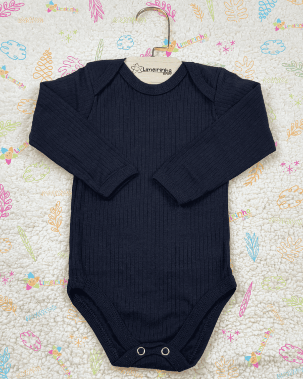 Conjunto body manga longa e calça canelado Ropek 💙🩷 - Imagem 13
