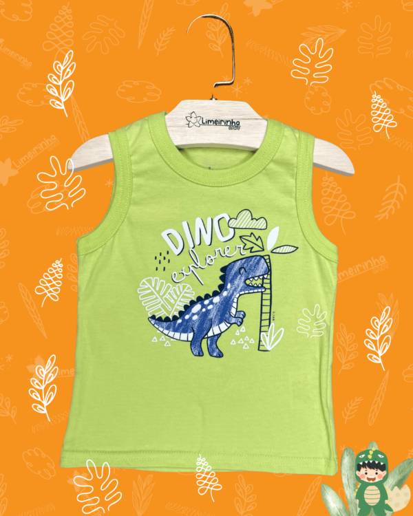 Conjunto Bebê Elian Dino 🦖com Regatinha - Image 9