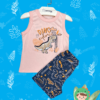 Conjunto Bebê Elian Dino 🦖com Regatinha - Imagem 12