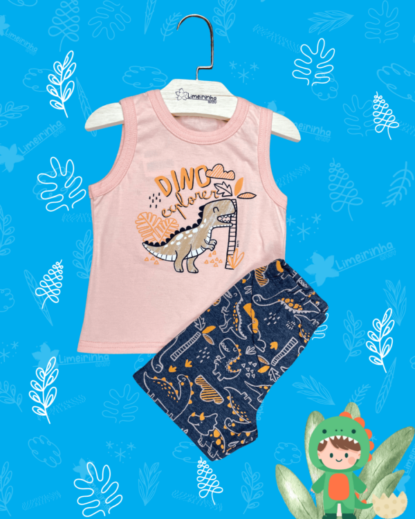 Conjunto Bebê Elian Dino 🦖com Regatinha - Image 12