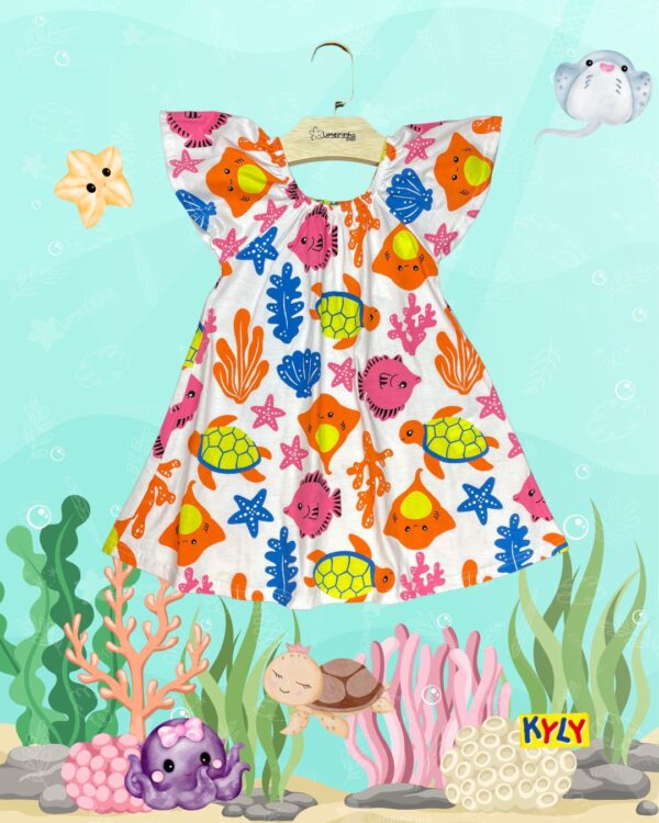 Vestido Kyly Peixinhos 🐠🪸