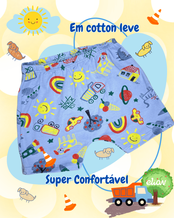 Kit Elian Baby com 2 bodies + tapa fralda 🦒🚚 - Image 9