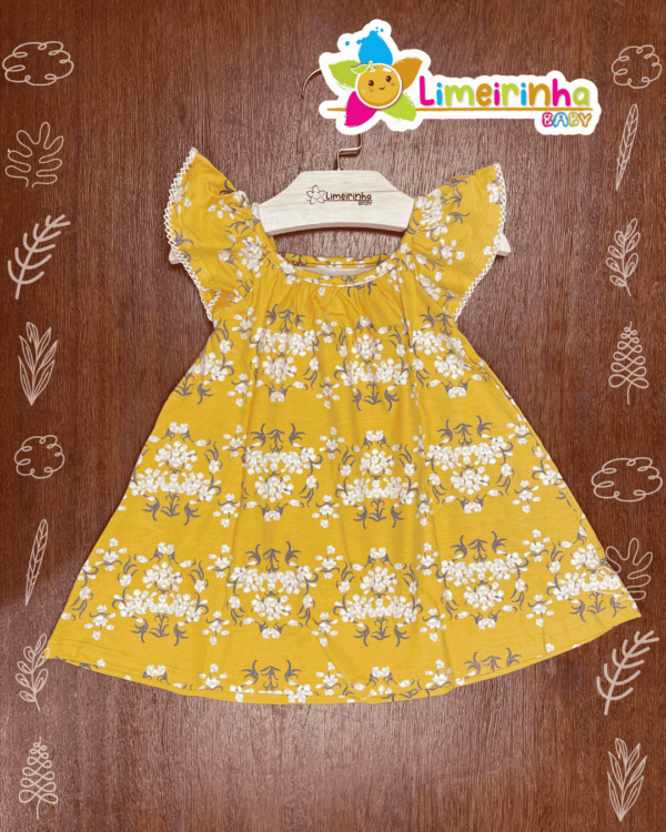 Vestido Bebê Milon Florzinhas 🌼