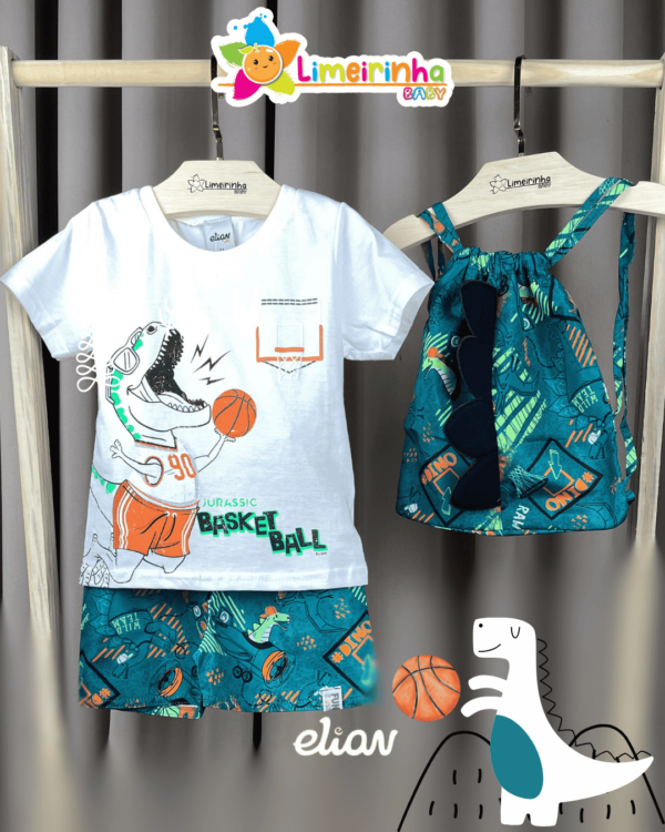 Conjunto Primeiros Passos Elian Fun Dino🏀🦖 - Image 5