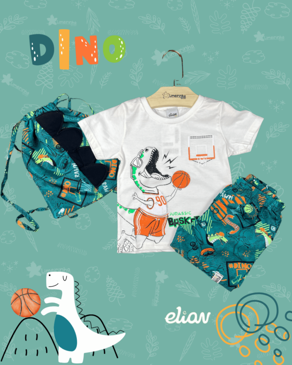 Conjunto Primeiros Passos Elian Fun Dino🏀🦖 - Image 7