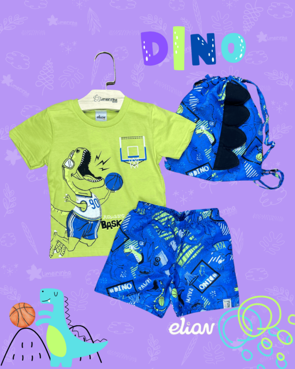 Conjunto Primeiros Passos Elian Fun Dino🏀🦖 - Image 8