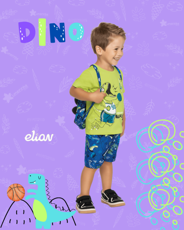 Conjunto Primeiros Passos Elian Fun Dino🏀🦖 - Image 12